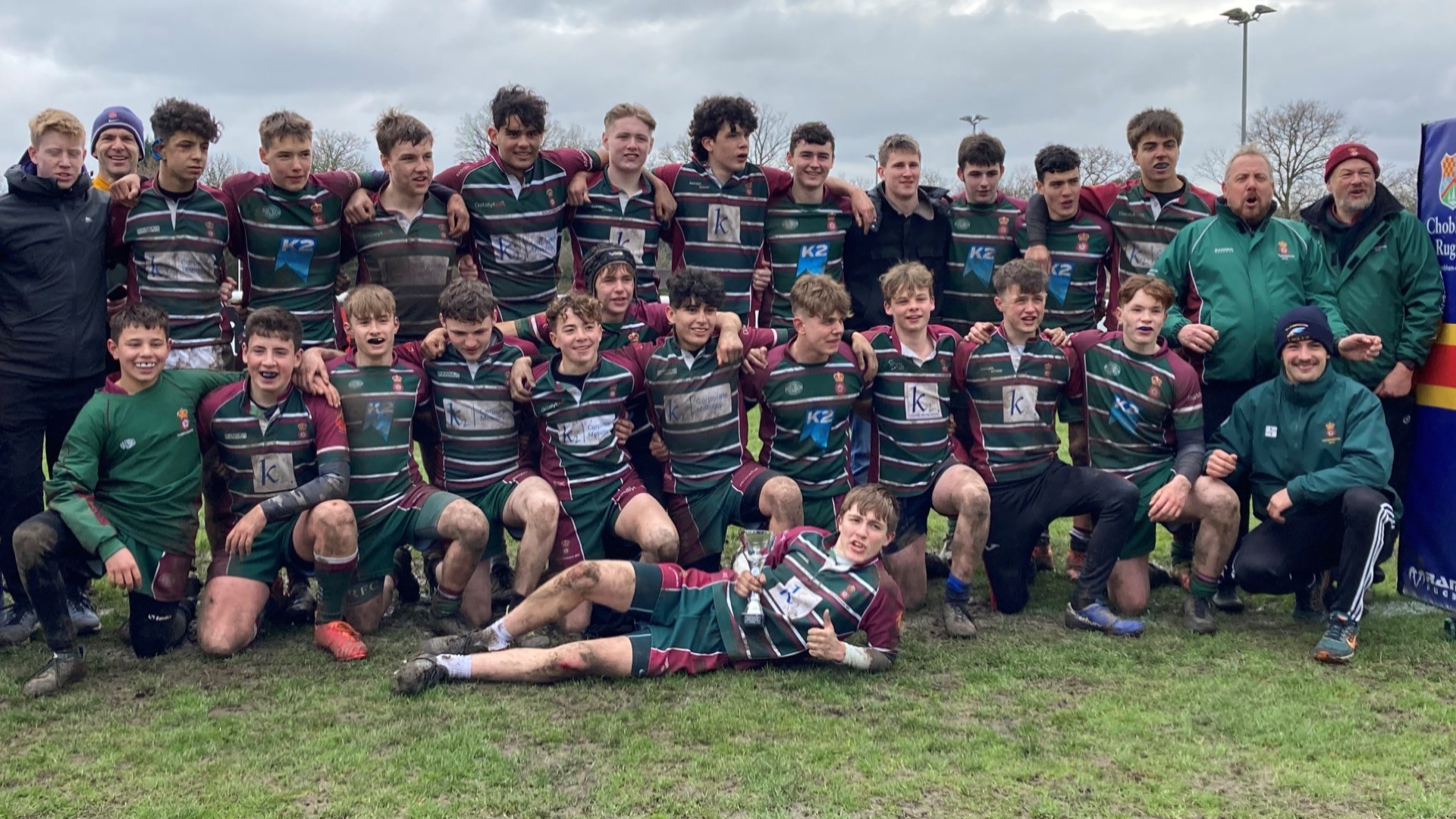 Image of Guildfordians RFC (GRFC) Boys Rugby team located on Stoke Park Guildford - Teamwork